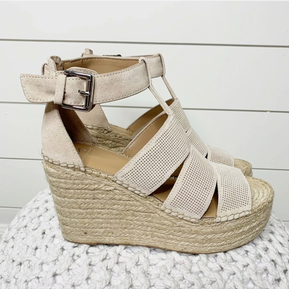Marc Fisher Adore Platform Espadrilles Wedge size 11